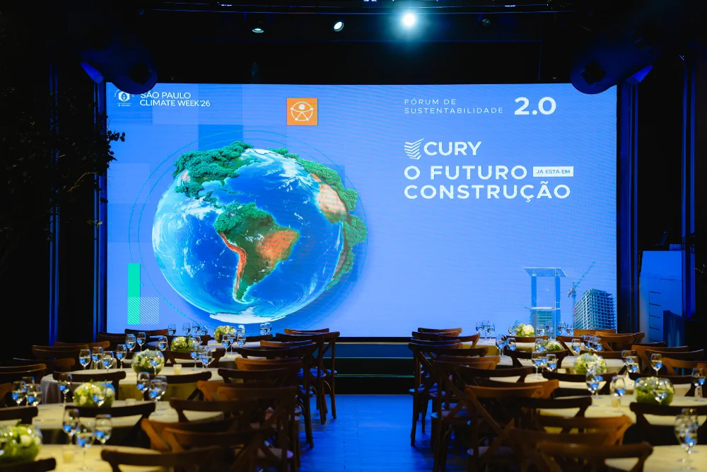Featured image for “Do canteiro de obras ao financiamento: 2º Fórum de Sustentabilidade da Cury debate o futuro do setor”